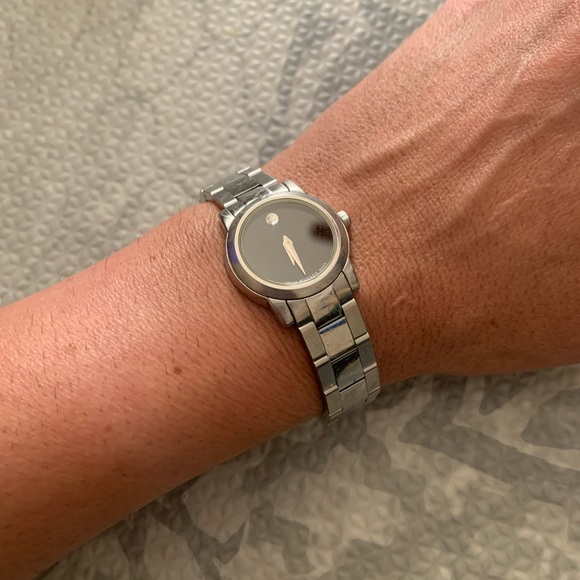 Classsic Movado Quartz Black Dial Women’s Watch